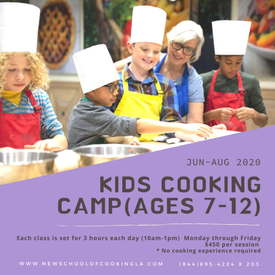 image for a Kids Cooking Camp (Ages 7-12)